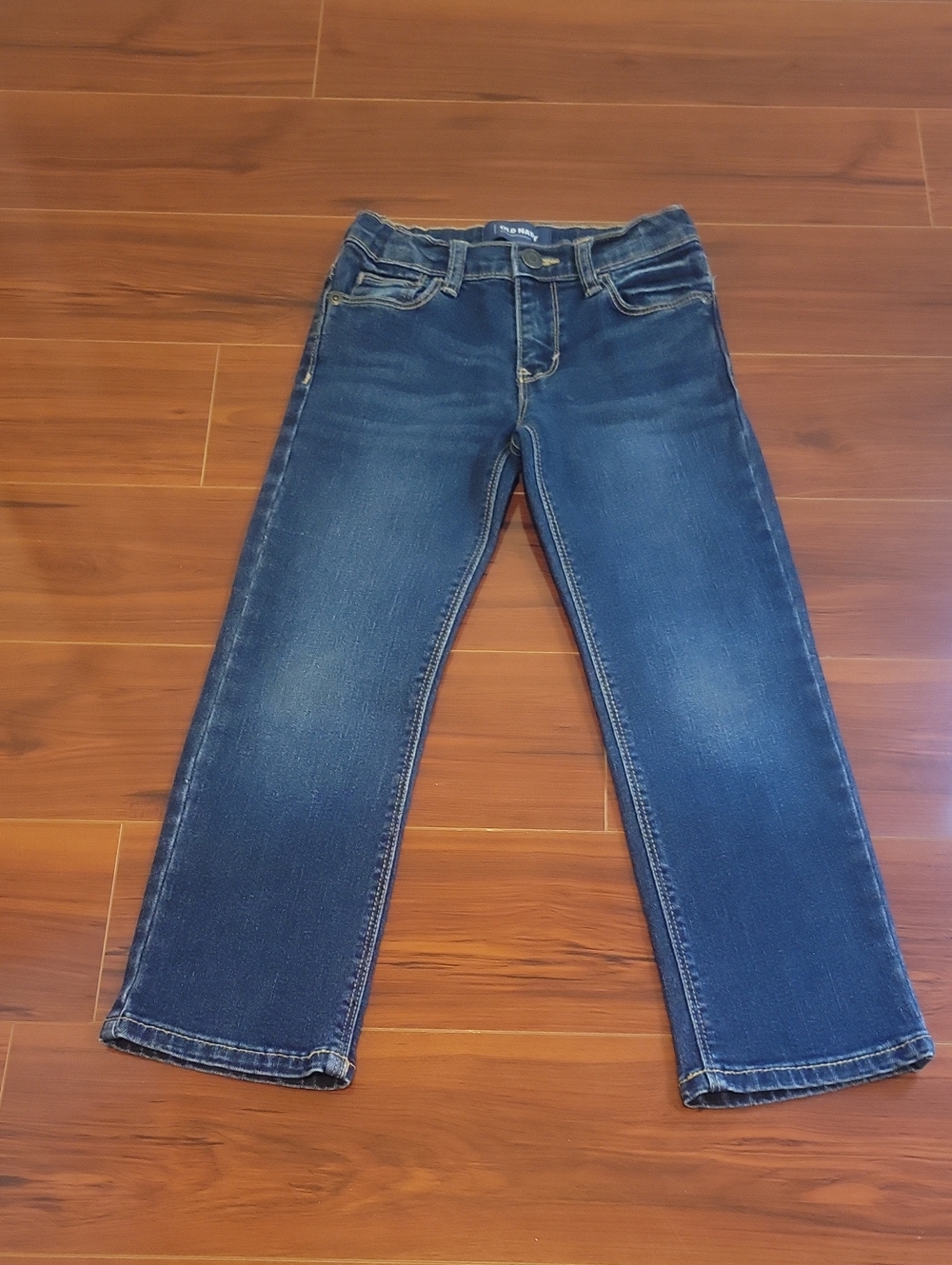 OLD NAVY Kids Straight Jeans Dark Blue Size 5T